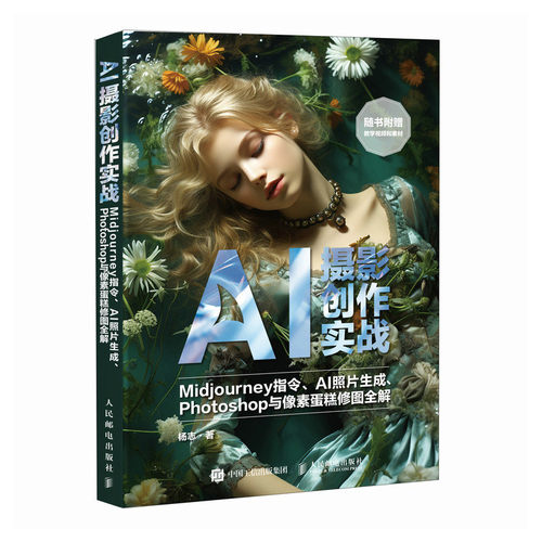 AI摄影创作实战：Midjourney指令I照生成Photoshop与像素蛋糕修图全解