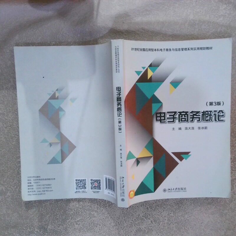 二手实拍电子商务概论 第3版庞大莲,张冰新 主编9787301284520北京大学出版社