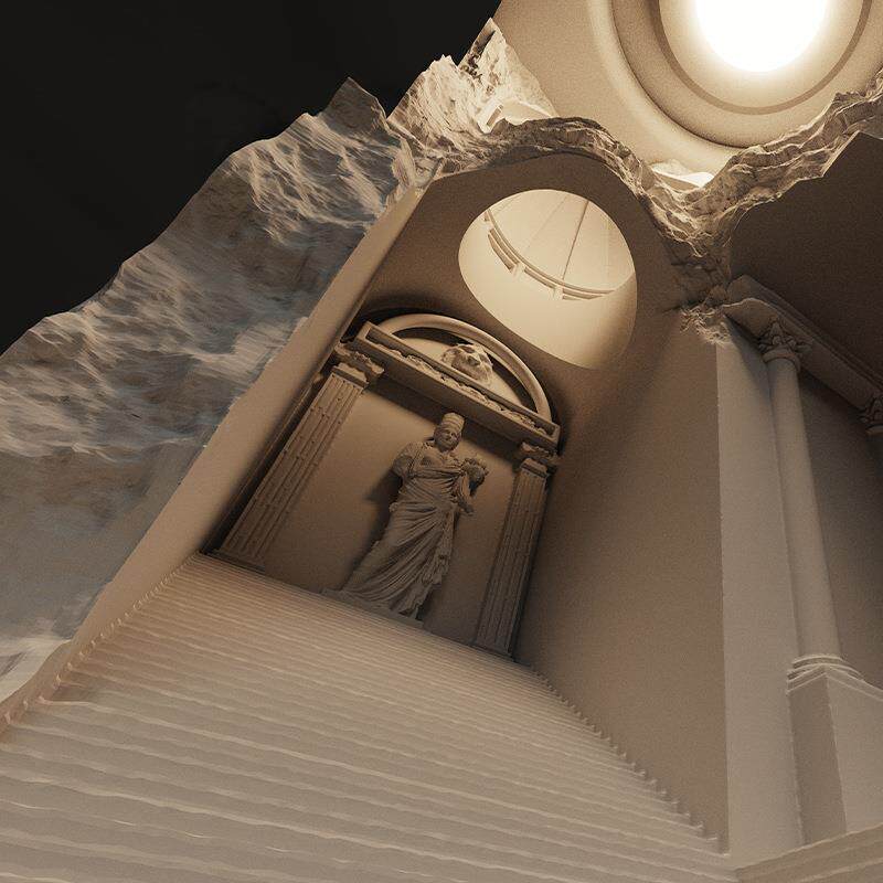 意大利欧式古典复古嵌入式石膏灯客厅卧室走廊过道墙角感应气氛灯