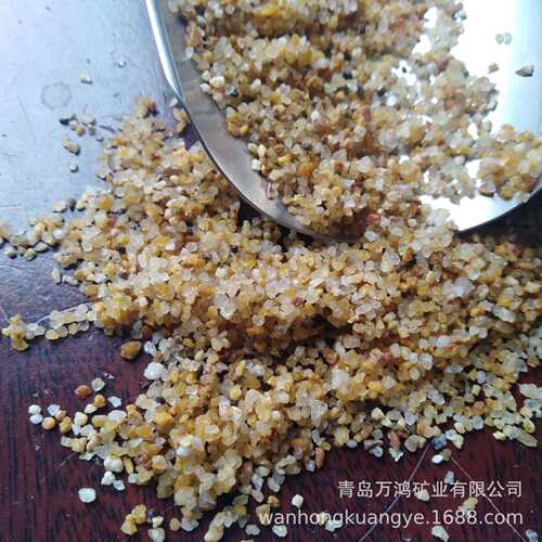 砂滤石英砂2-4mm泳池过滤水处理用海砂过滤用擦洗砂
