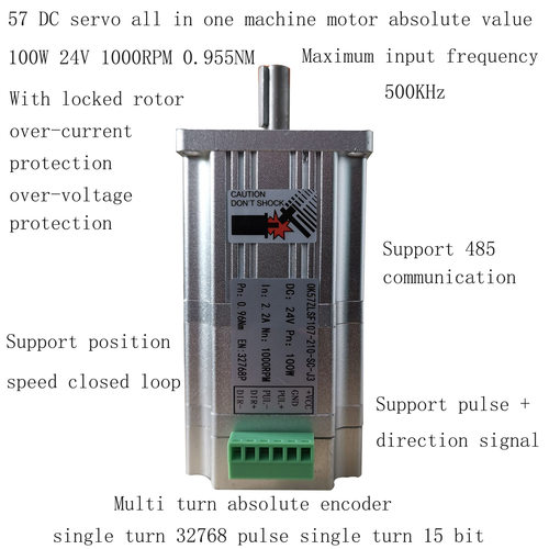 OK57ZLSF107-210-SC-J3AbsolutevaluebrushlessDCmotor100W