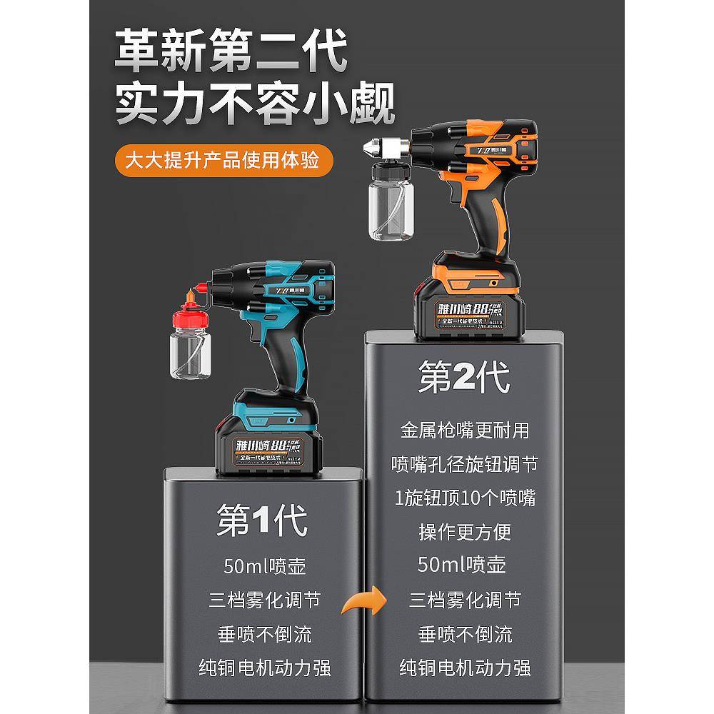 j8补漆家具喷枪小型锂电微型喷笔充电式迷你喷枪电动喷漆枪g3