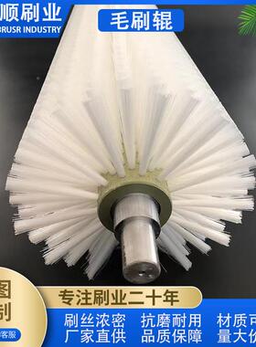 工业机械清洁清刷扫毛XX-37刷耐磨尼龙筒防静电除辊尘圆柱耐磨刷