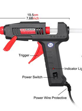 厂家直供黑色胶772枪61010枪0W热熔胶220V//10V维修辅助工具