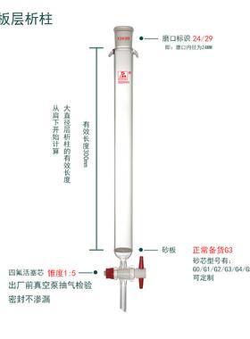 具砂层析柱20*240030*30010*1500*20*200340板0闪式具四氟玻璃活