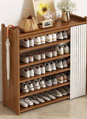 鞋架用子家爆门口20al12325款新款实省木空间经济型分层隔板简易