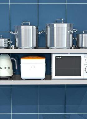 墙壁货架调墙上调料收纳不锈钢订用商用料架家子F966J868厨房层架