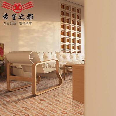 赤贫风复房古民宿客厅砖寂卫生间厨厂标侘墙砖600x1200地格子水磨