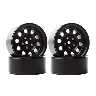 复古仿真2.2寸免粘金属轮毂攀爬车轮毂适用TRX4SCX10遥控车配件