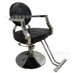 理发店网红椅子发廊专用不锈钢升降放倒美发椅子简约剪发烫染座椅