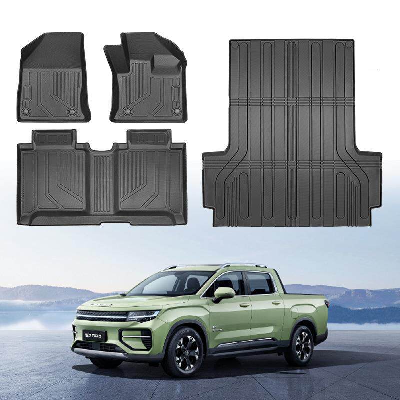 适用于2025年吉利雷达RD6全TPE右舵脚垫后斗垫XPE尾箱垫防水耐磨