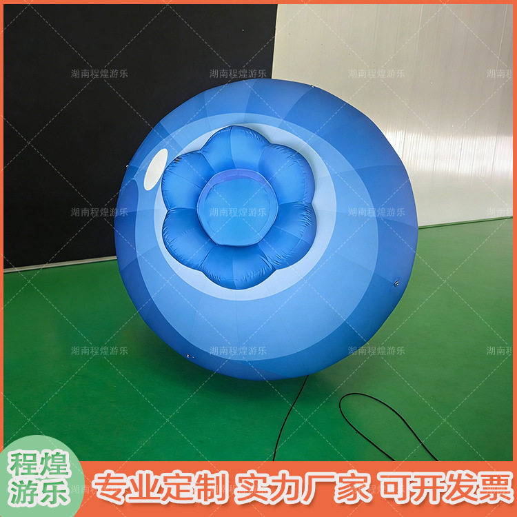 充气仿真蓝莓气模户外商场美陈装饰道具网红打卡景区活动展览道具