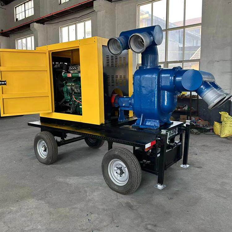 湖北供自吸排涝泵车高扬程大流量应急防汛排涝泵车移动式抽水泵