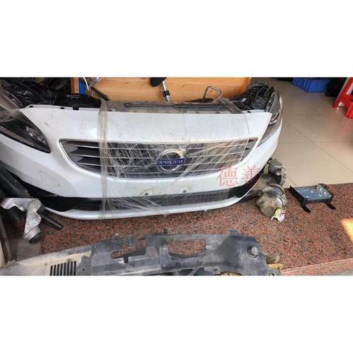 适用沃尔沃S60L前嘴保险杠大灯中网龙门架水箱冷凝器电子扇机盖