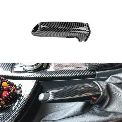 适用于宝马3系碳纤维档把E90F30手刹套改装内饰手刹拉杆
