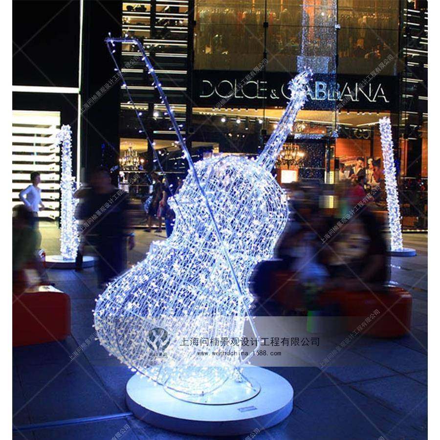 创意灯光装置艺术装置灯光亮化LED灯艺术品创意乐器互动美陈