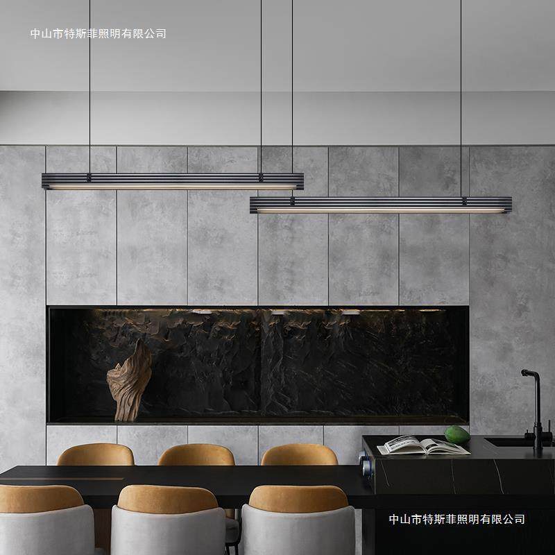 餐厅吊灯极简一字长条波纹玻璃创意轻奢设计师吧台中岛台餐桌吊灯,纺织面料/辅料/配套,纺织机械配件,淘宝优惠券,粉丝福利购,淘宝优惠卷