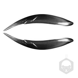 适用于丰田塞纳SiennaLESE灯眉碳纤维汽车前大灯眉睫毛改装 饰 装