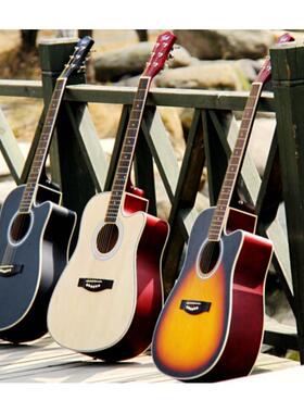 Cate卡特吉他QM-607全椴木南阳木吉他