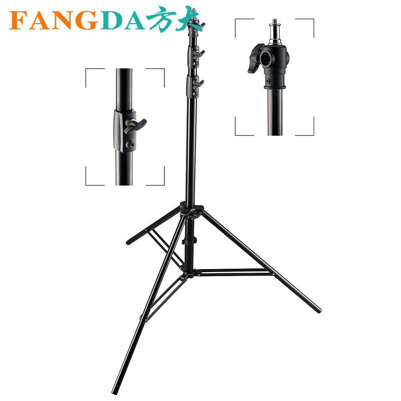 摄影棚10-F1002气压弹簧灯架2.8米摄影灯架闪光灯支架三脚架