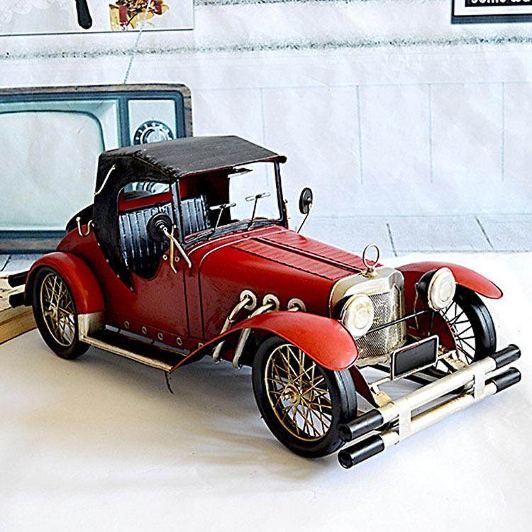欧式复古经典老爷车模型纯手工铁艺车模摆件家居软装饰品道具,纺织面料/辅料/配套,纺织机械配件,淘宝优惠券,粉丝福利购,淘宝优惠卷