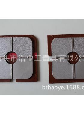 ISR-CS018喷砂粗糙度对比样块Ra3.2,10.5,18,25um四片