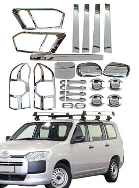 PROBOX2014-2019电镀套装ABS装饰件拉手油箱盖前灯罩