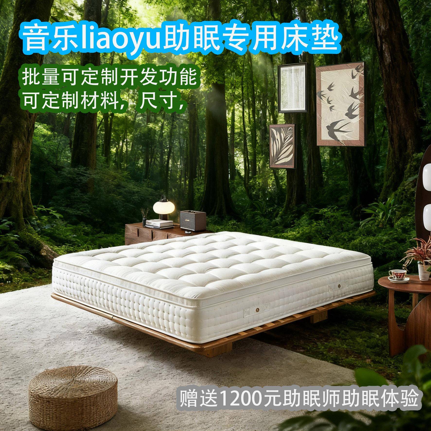外贸高端音乐liaoyu快速入眠床垫智能按摩体感音乐床垫工厂