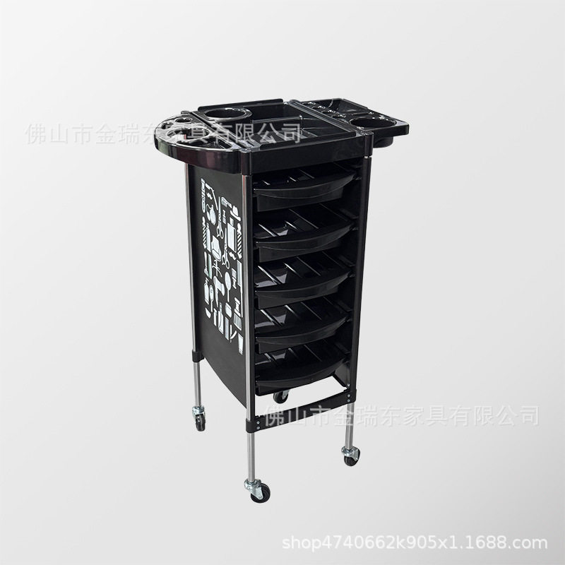 美发工具车时尚多功能理发店收纳置物架储物推车美发推车发廊杠车
