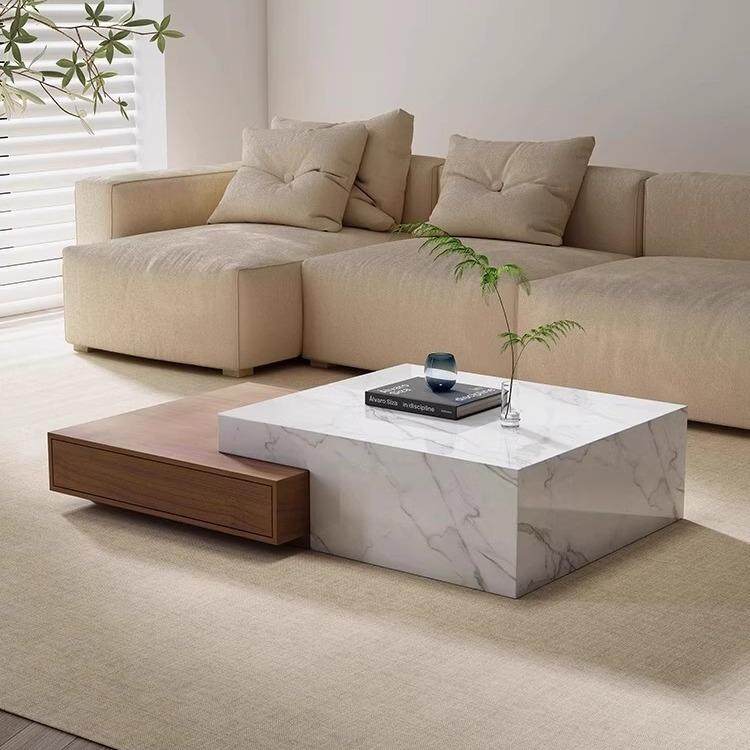 岩板茶几电视柜组合大理石纹茶几实木客厅家用小户型伸缩网红设计,纺织面料/辅料/配套,纺织机械配件,淘宝优惠券,粉丝福利购,淘宝优惠卷