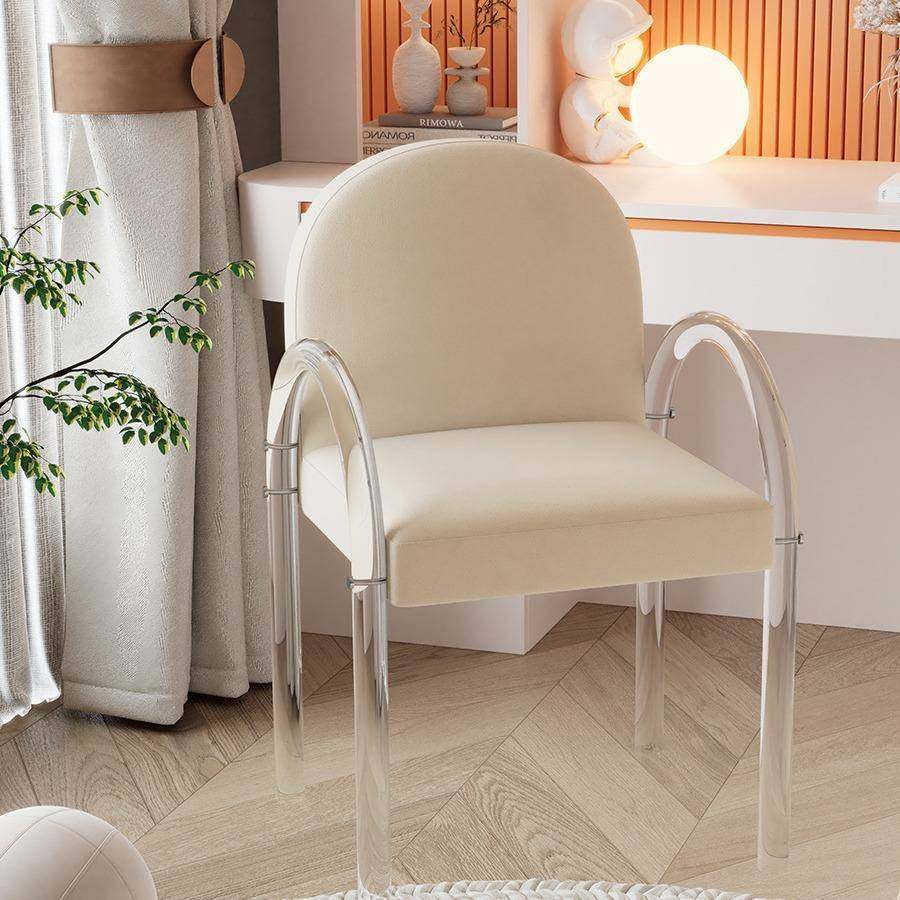 网红亚克力椅子透明轻奢高级水晶家用餐桌餐椅凳子靠背扶手化妆椅,纺织面料/辅料/配套,纺织机械配件,淘宝优惠券,粉丝福利购,淘宝优惠卷