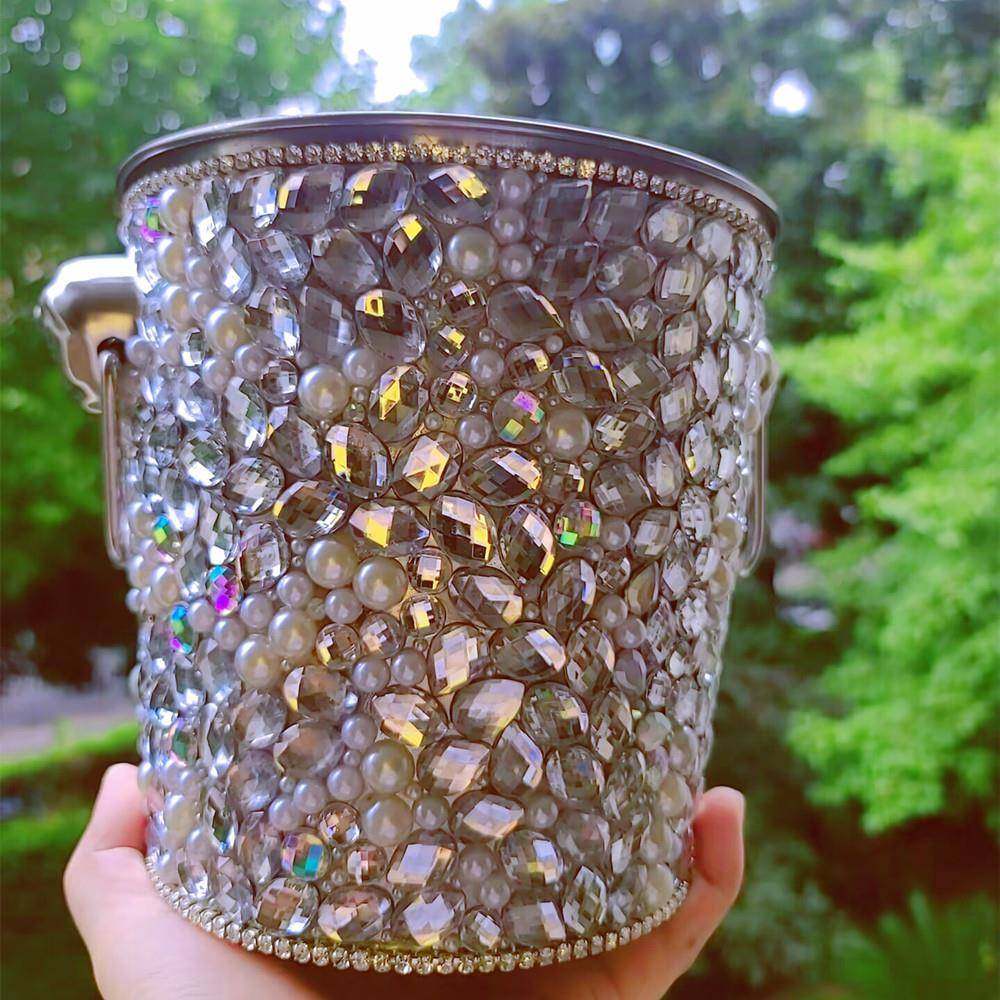 工厂现制加工外贸水晶冰桶不锈钢KTV用冰块桶时尚冰桶日用品,农用物资,其他肥料,淘宝优惠券,粉丝福利购,淘宝优惠卷