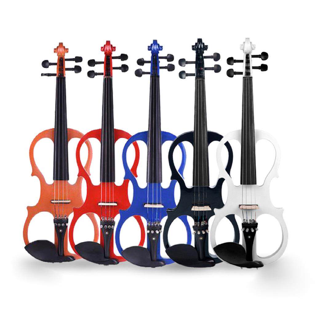 静音电小提琴专业演出电声提琴电提琴电子独奏乐器枫木材质