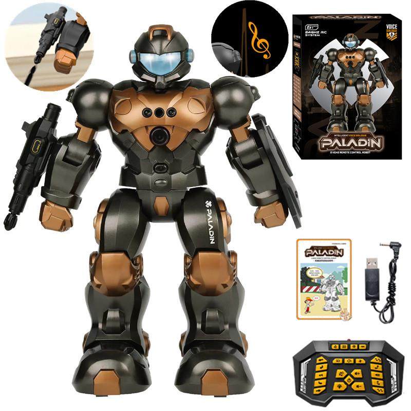 遥控语音对话机器人讲故事唱歌跳舞手势感应智能机器人模型