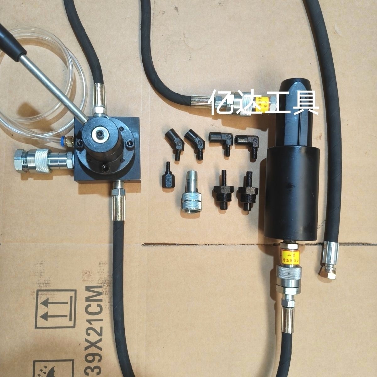 气动高压疏通工具一炮通增压泵黄油嘴疏通器气动打黄油工具