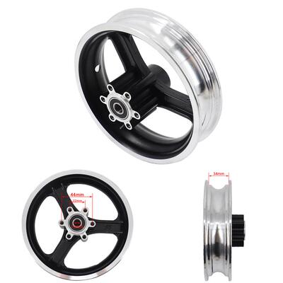 10寸电动滑板车碟刹轮毂10x22.1252.50铝合金轮圈行走系统