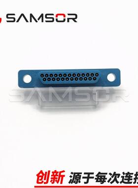 J30-25TJSL插头焊接型25芯矩形连接器J30-25TJS