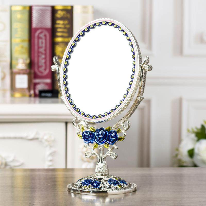 大号轻奢台式化妆镜子桌面摆件梳妆镜浴室镜旋转镜子宿舍家用,纺织面料/辅料/配套,纺织机械配件,淘宝优惠券,粉丝福利购,淘宝优惠卷