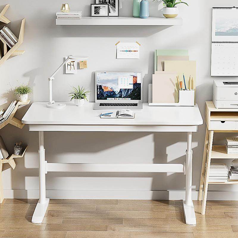 实木桌子电脑台式学生书桌家用儿童学习桌写字桌升降办公桌