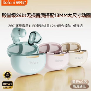 罗凡尼2026新款ESJ16无线蓝牙耳机高音质续航运动舒适低延迟通用