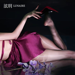 泫玥「月华•高光」1D无缝裆油亮光泽超薄丝袜性感丝滑极光连裤袜
