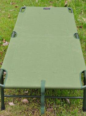 绿色折叠床单人午睡床办公室简易折叠床户外行军床t午休办公室躺