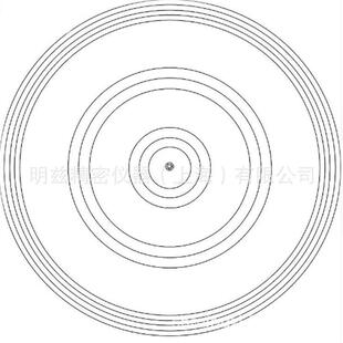 明兹目镜测微尺网格测微尺显微镜双十字线测微标尺DIV=0.1