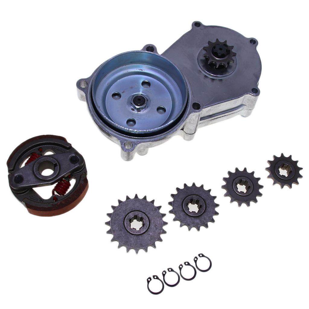 双链条齿轮箱变速箱49CC小跑车配离合器块11T13T14T17T20T