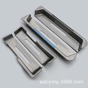 适用16-23款V260L新威霆门槛条改装件不锈钢迎宾踏板装饰条现货