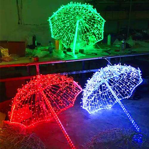 灯会花灯光雕生产灯光节LED伞造型新年中秋商业彩灯装饰