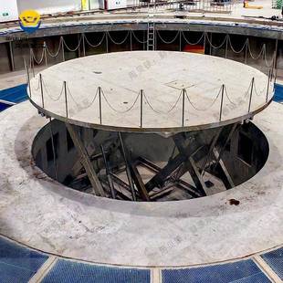 316不锈钢水下测试用升降平台20t10m长电动液压固定剪叉式 升降机