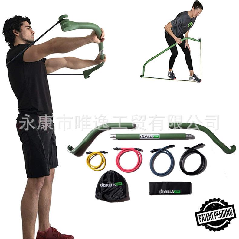 弓箭拉力训练器多功能家用组合拉力阻力带训练器健身器