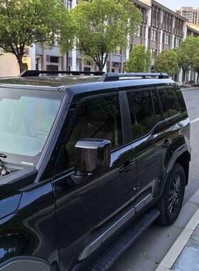 适用24款丰田霸道行李架普拉多LC250原厂款车顶架Prado黑色车顶架