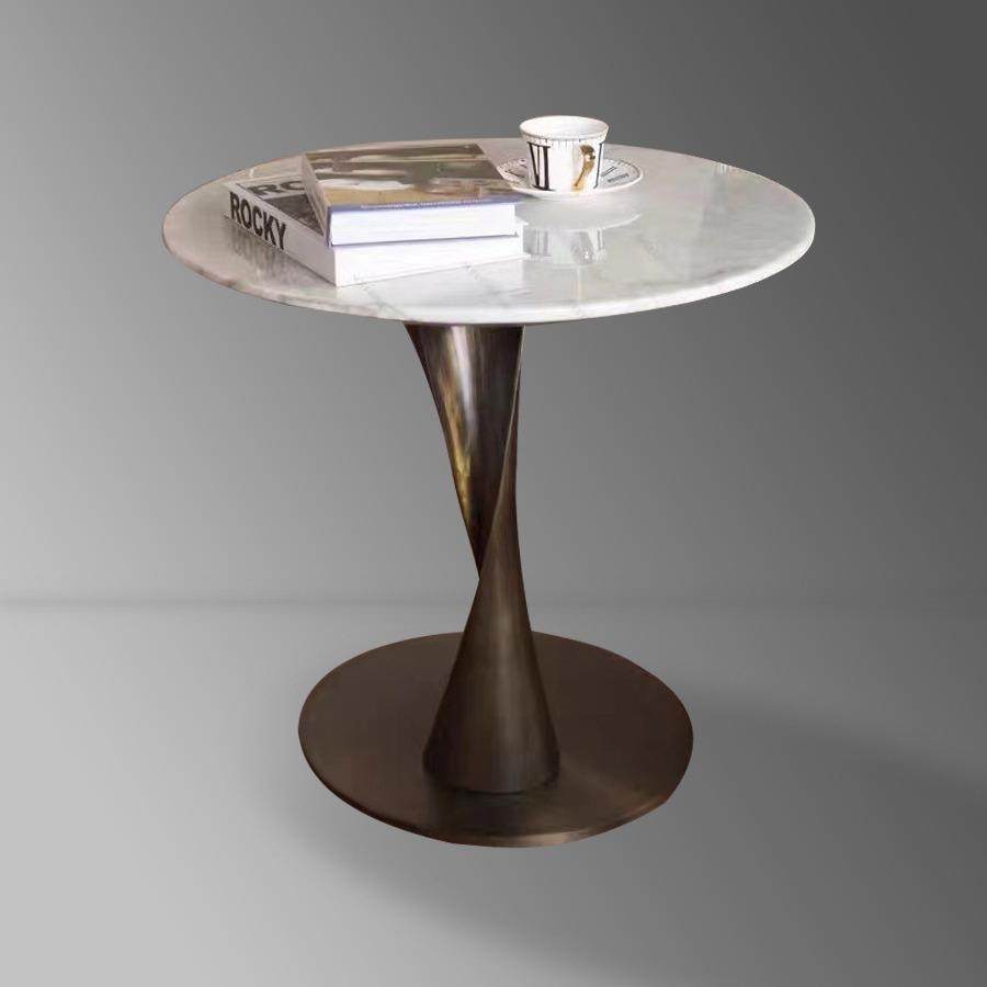 意式艺术小户型轻奢客厅沙发大理石角几创意网红设计师别墅边几,收纳整理,烫衣板及配件,淘宝优惠券,粉丝福利购,淘宝优惠卷